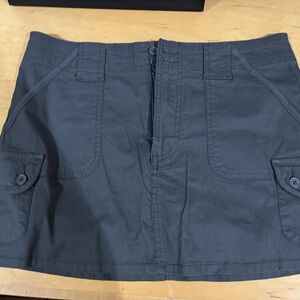 Tilly's Dark Gray Mini Skirt